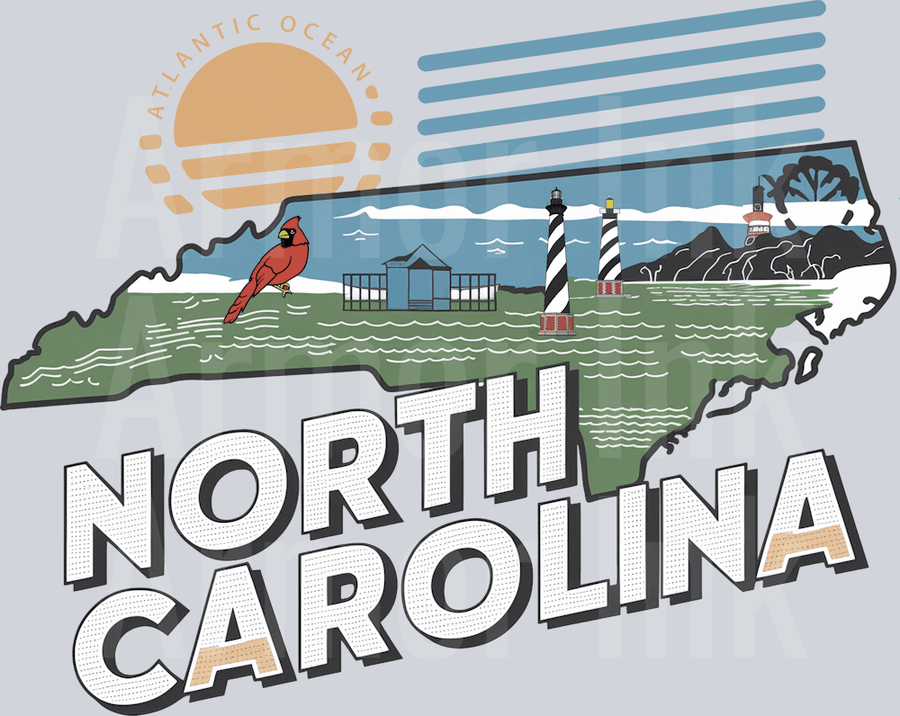 North Carolina DTF transfer