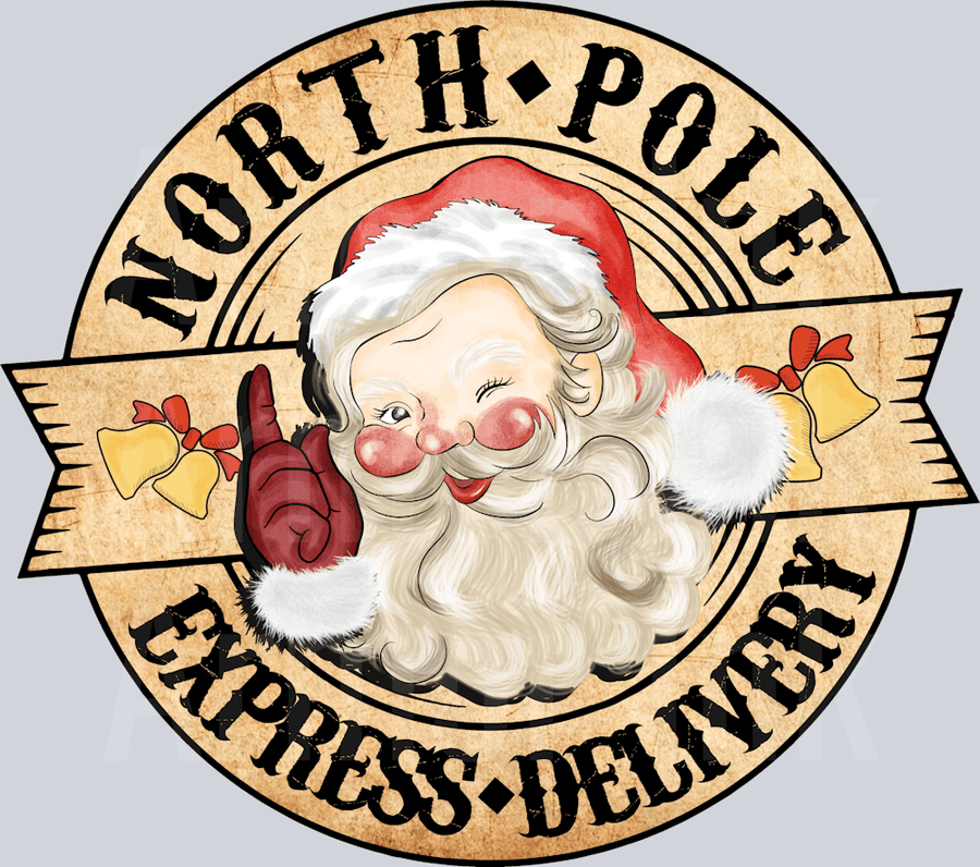 North Pole Express Delivery DTF transfer