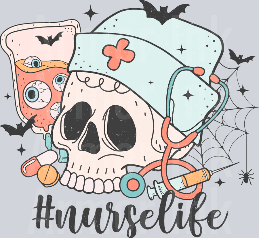 Nurse Life DTF transfer