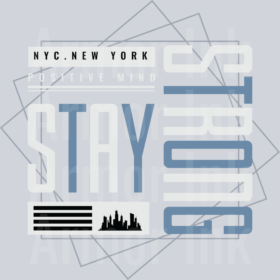 NYC Stay Strong DTF transfer