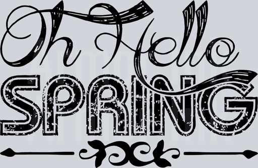 Oh Hello Spring Black