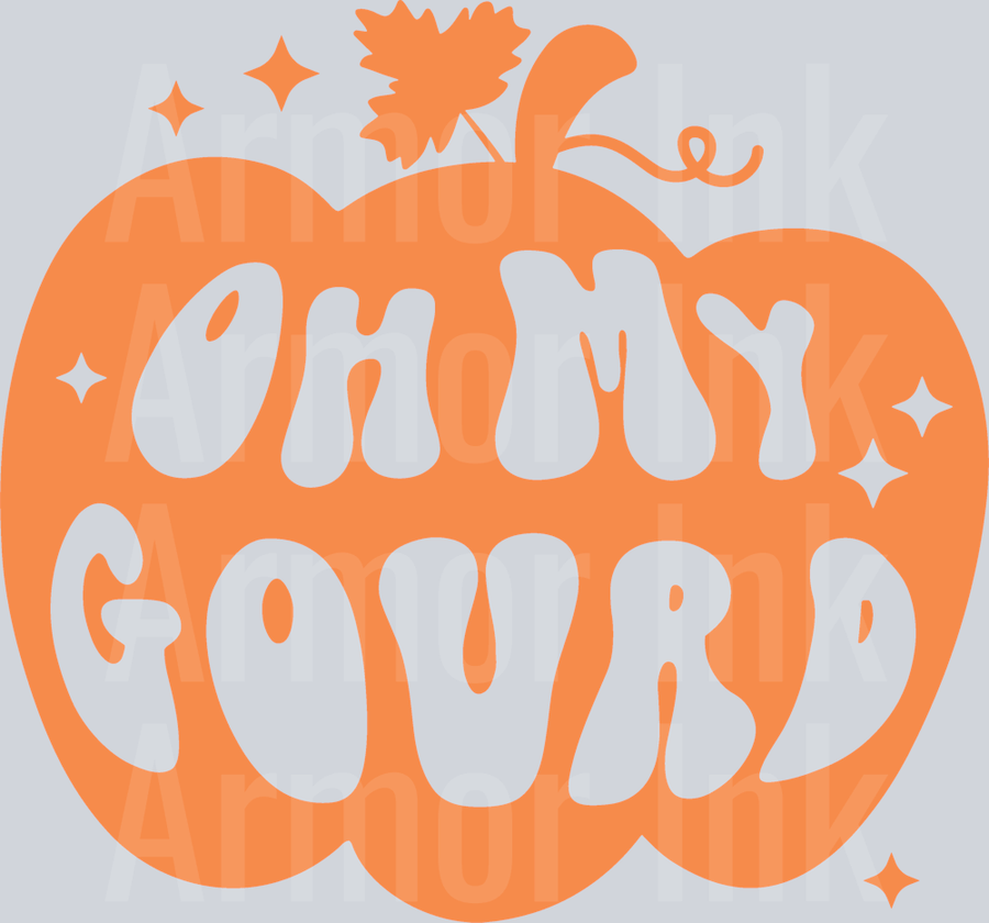 Oh My Gourd DTF transfer