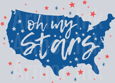 Oh My Stars DTF transfer