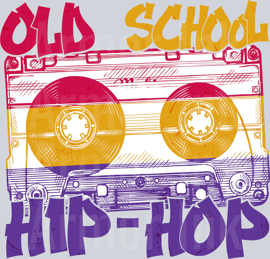 Old School Hip-Hop DTF transfer