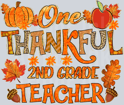 One Thankful 2nd Grade Teacher