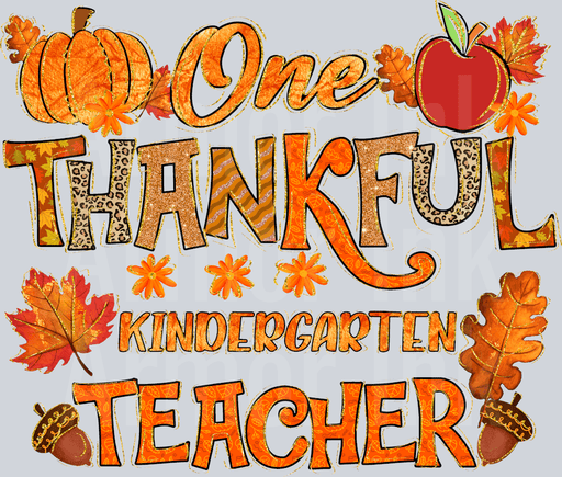 One Thankful Kindergarden Teacher