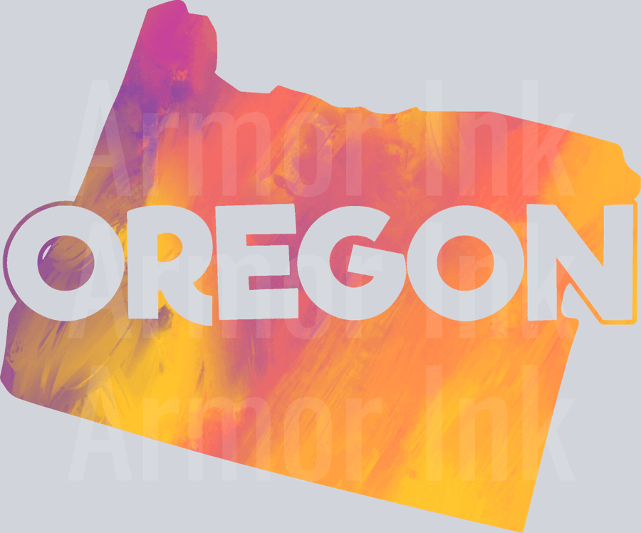 Oregon Color Splash DTF transfer