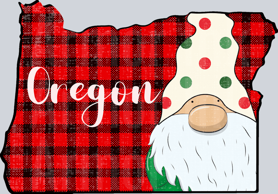 Oregon Gnome DTF transfer