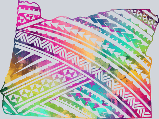 Oregon Tribal Colorsplash