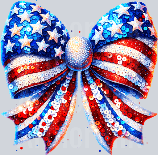 Patriotic Coquette Bow