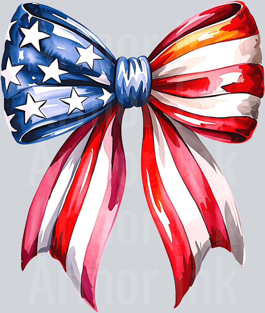 Patriotic Coquette Bow