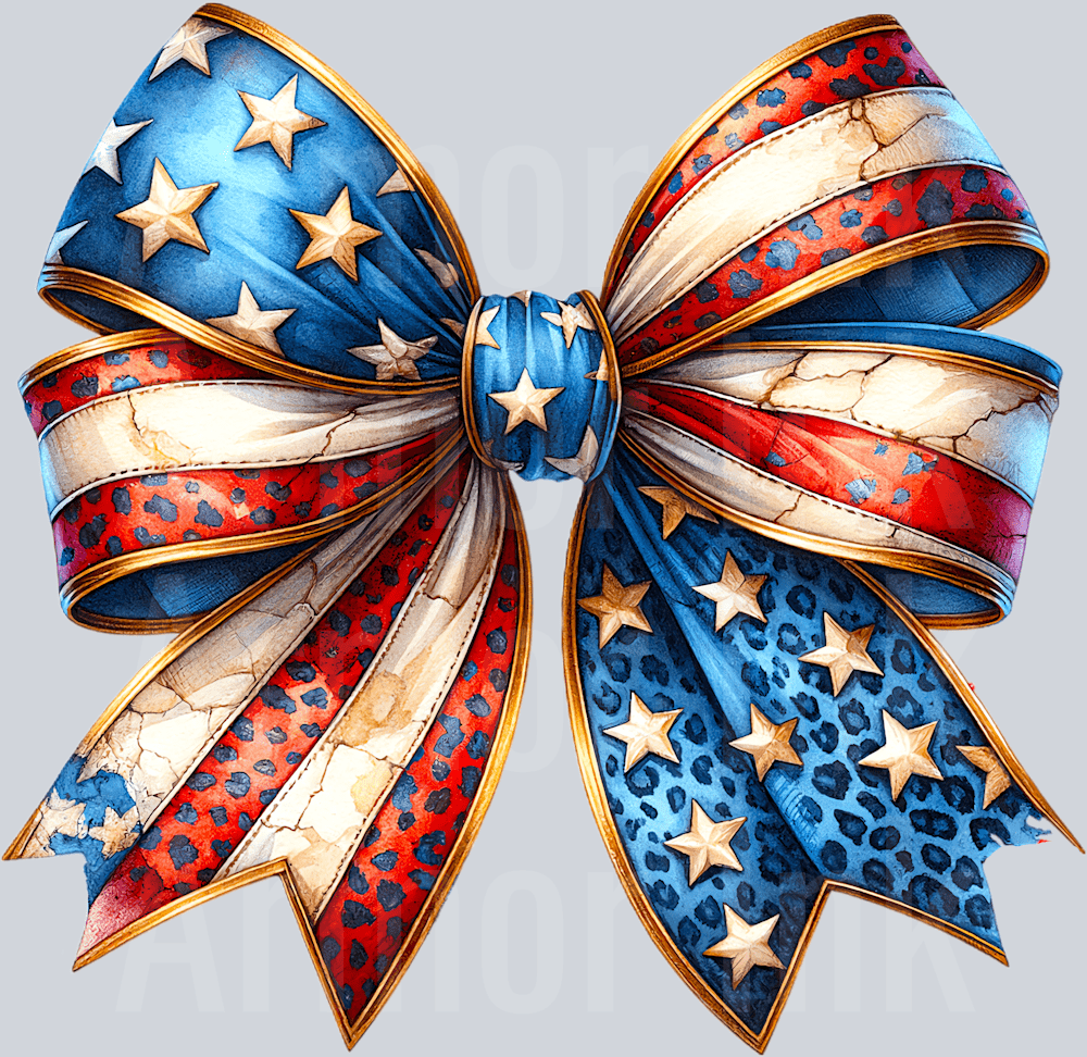 Patriotic Coquette Bow