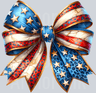 Patriotic Coquette Bow
