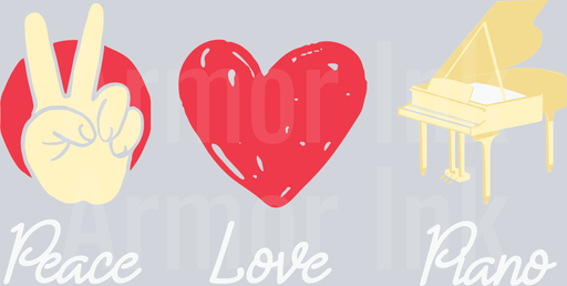 Peace Love Piano