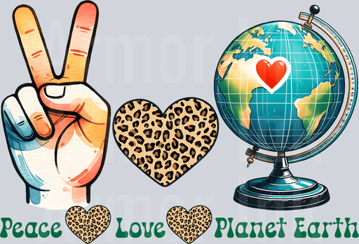 Peace Love Planet Earth