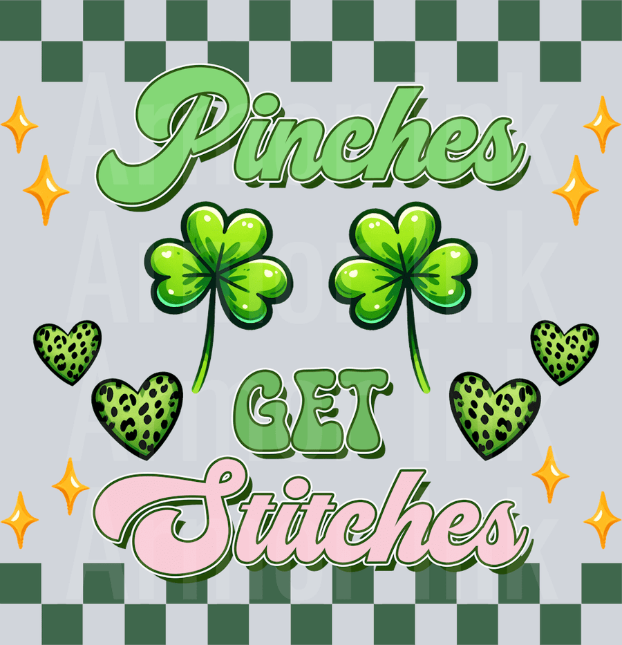 Pinches Get Stitches DTF transfer