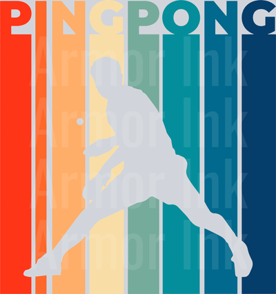 Ping Pong DTF transfer