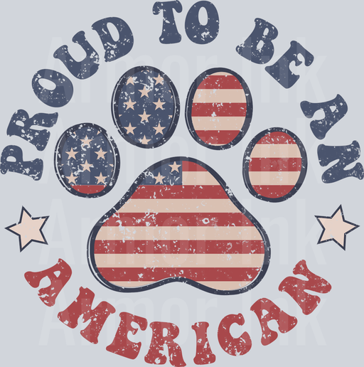 Proud To Be An American Paw