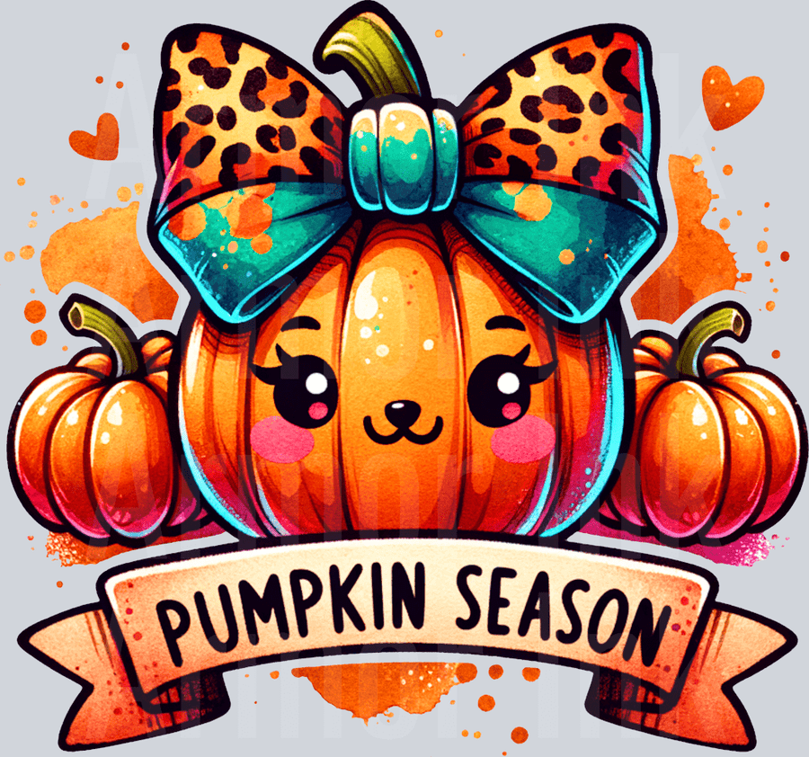 Pumpkin Season DTF transfer