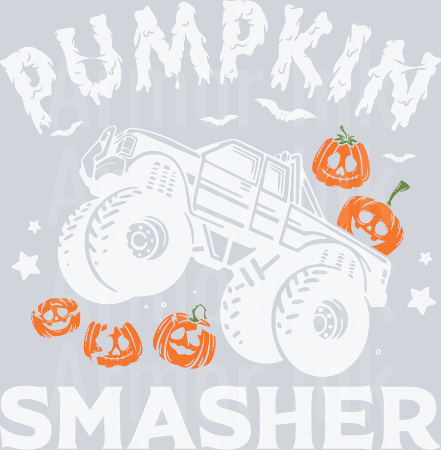 Pumpkin Smasher DTF transfer