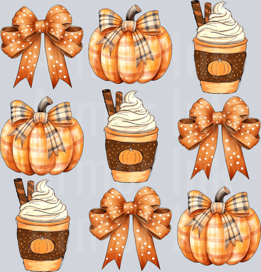 Pumpkin Spice DTF transfer