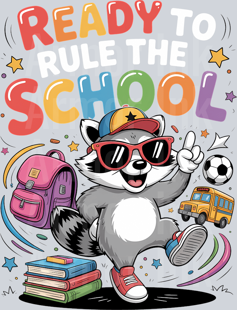 Ready To Rule The School DTF Transfer | Ready-To-Press