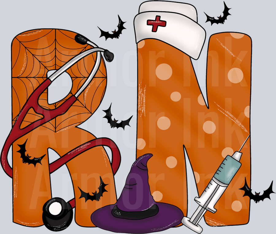 RN Halloween DTF transfer