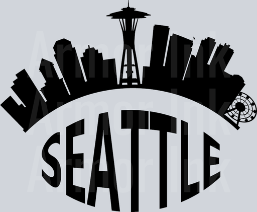 Seattle Black Rounded
