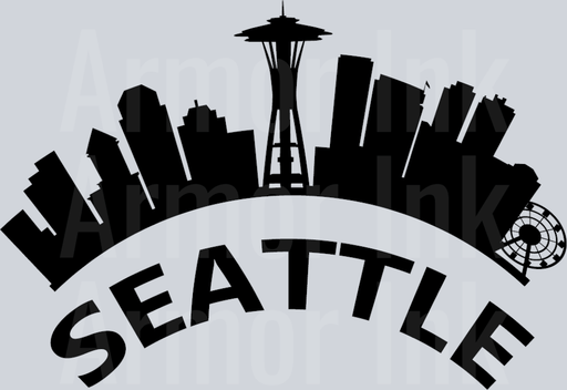 Seattle Black Rounded