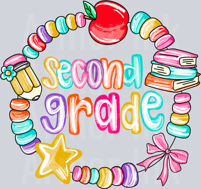 Second Grade DTF transfer