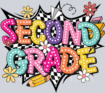 Second Grade DTF transfer
