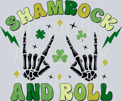 Shamrock And Roll DTF transfer