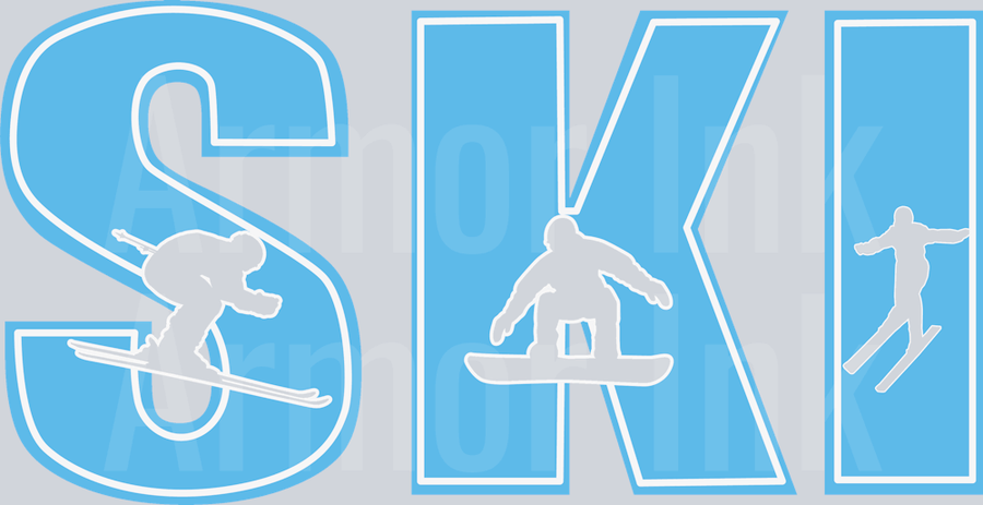 Ski DTF transfer