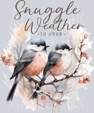 Snuggle Weather Is Here DTF transfer