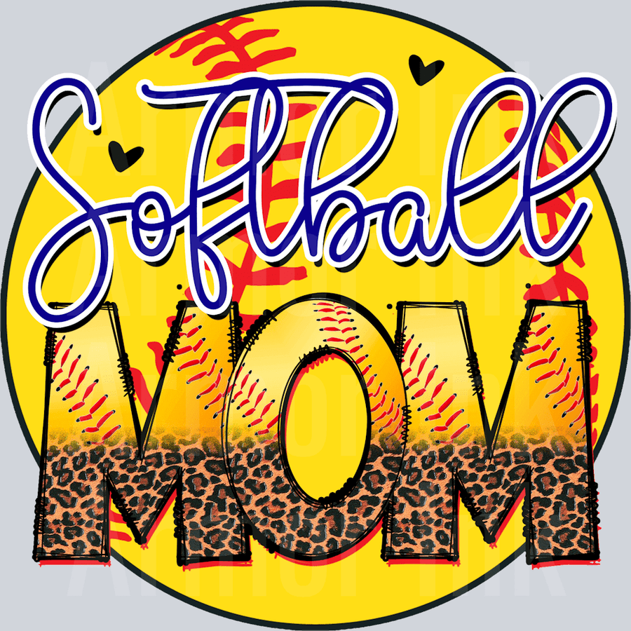 Softball Mom DTF transfer