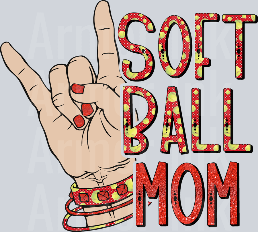 Softball Mom DTF transfer