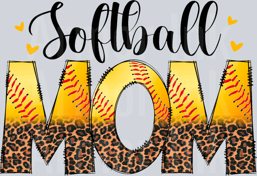 Softball Mom DTF transfer
