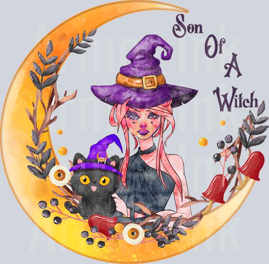 Son Of A Witch DTF transfer