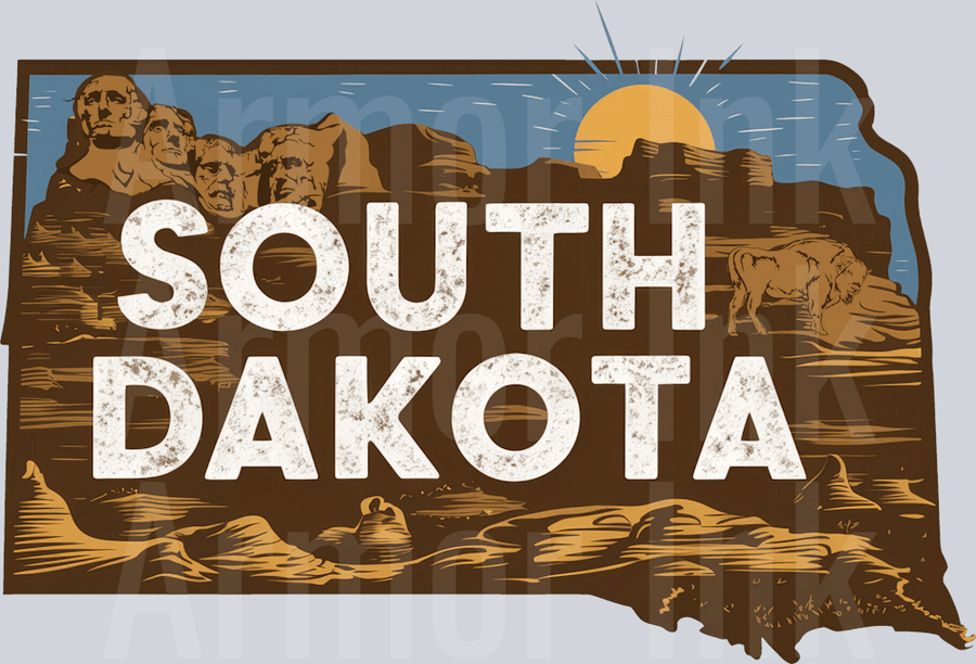 South Dakota DTF transfer