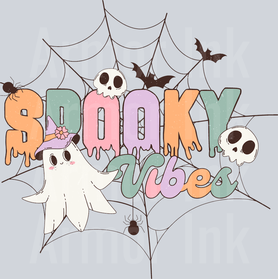 Spooky DTF transfer