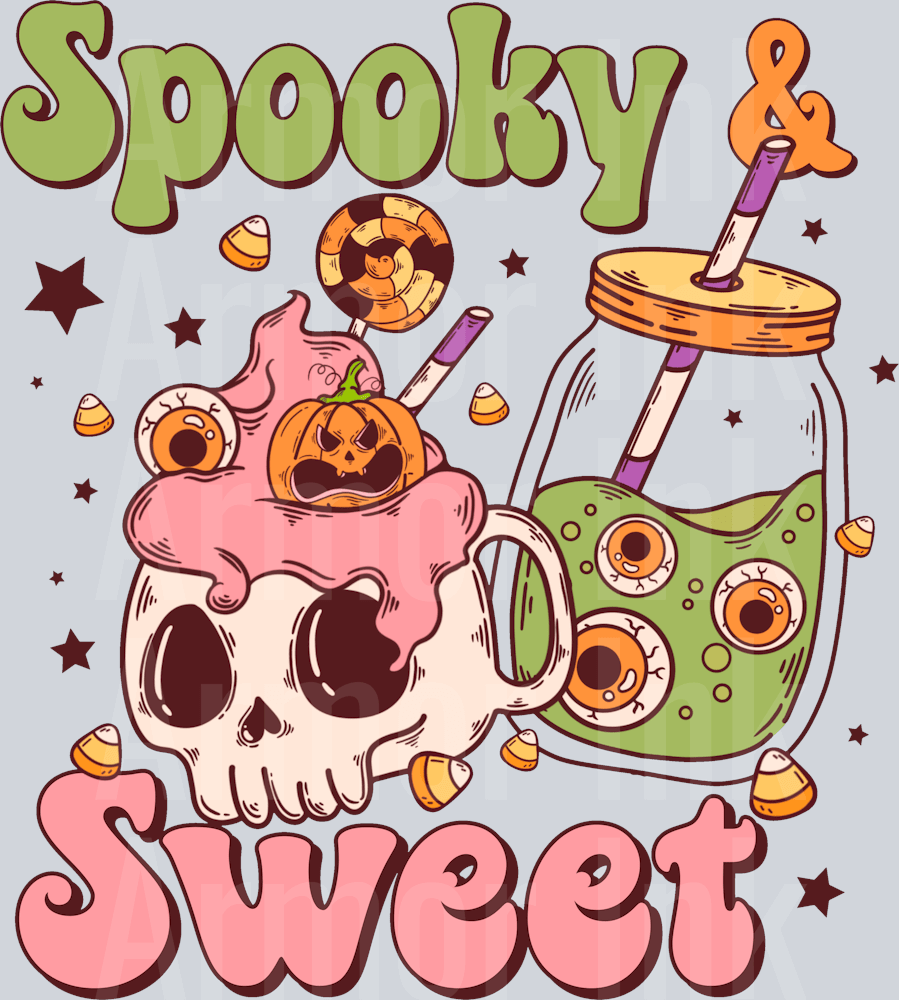 Spooky And Sweet DTF transfer