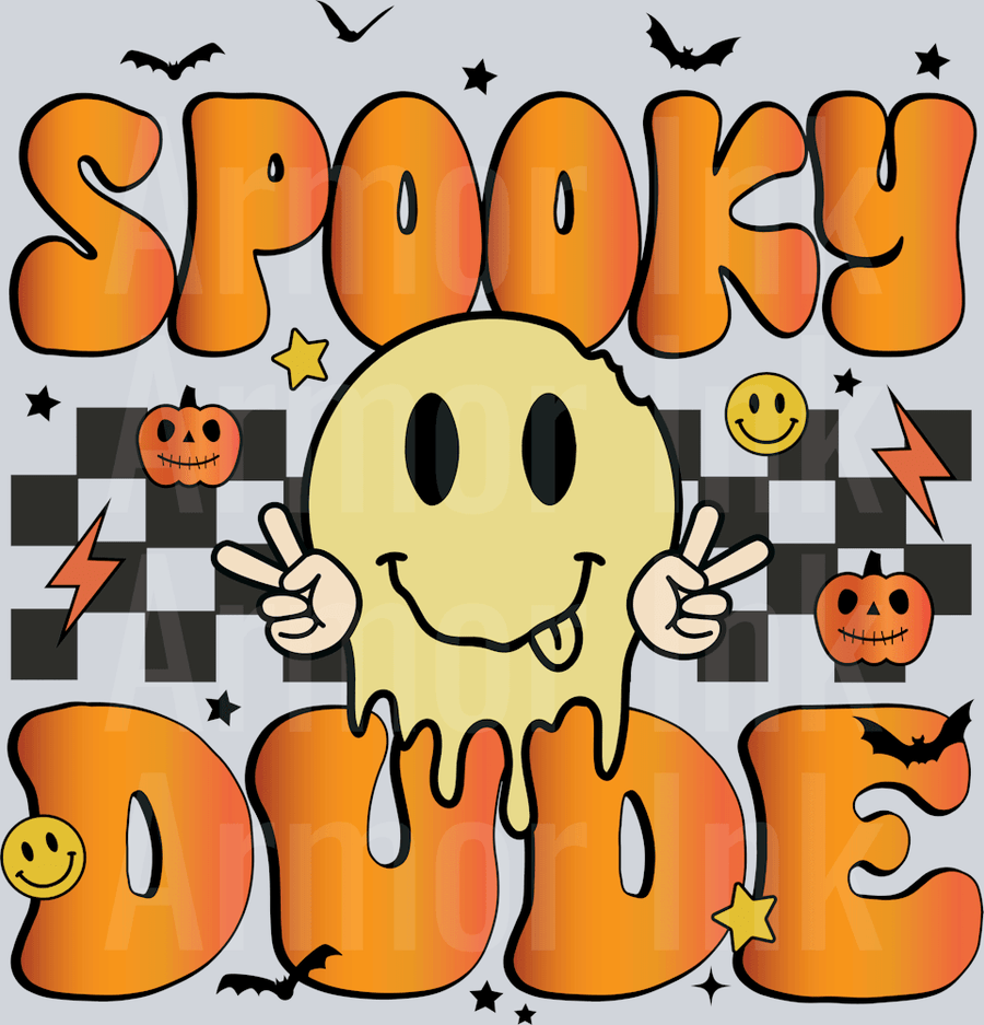 Spooky Dude DTF transfer