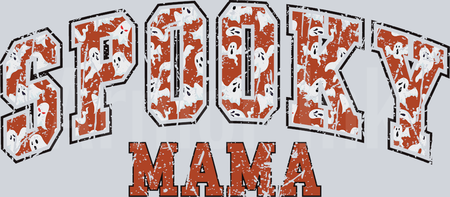 Spooky Mama Retro DTF transfer