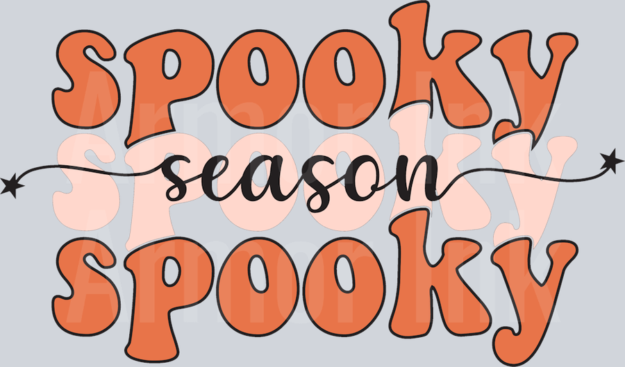 Spooky Season DTF transfer