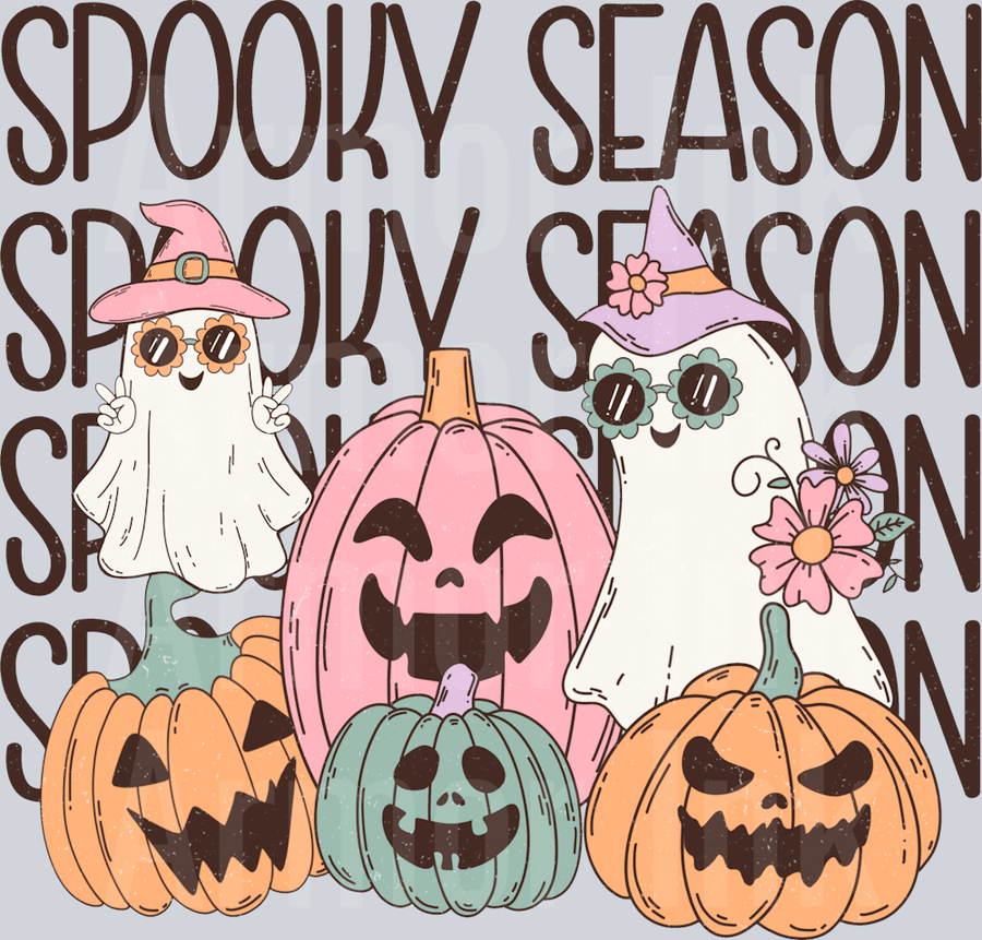 Spooky Season DTF transfer