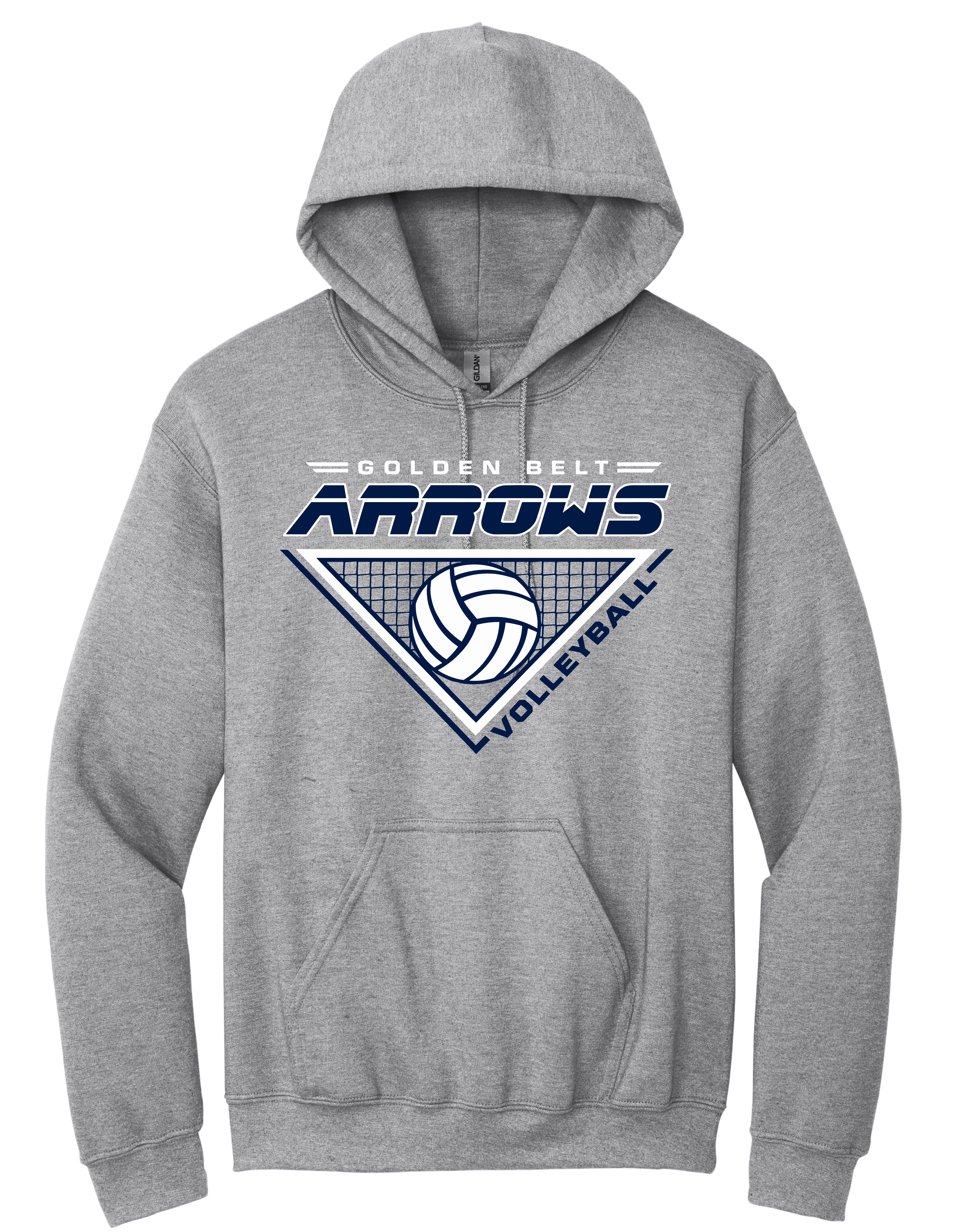 ARROWS VOLLEYBALL 1 -Gildan - Heavy Blend™ Hooded Sweatshirt Youth/Adult - GBHE