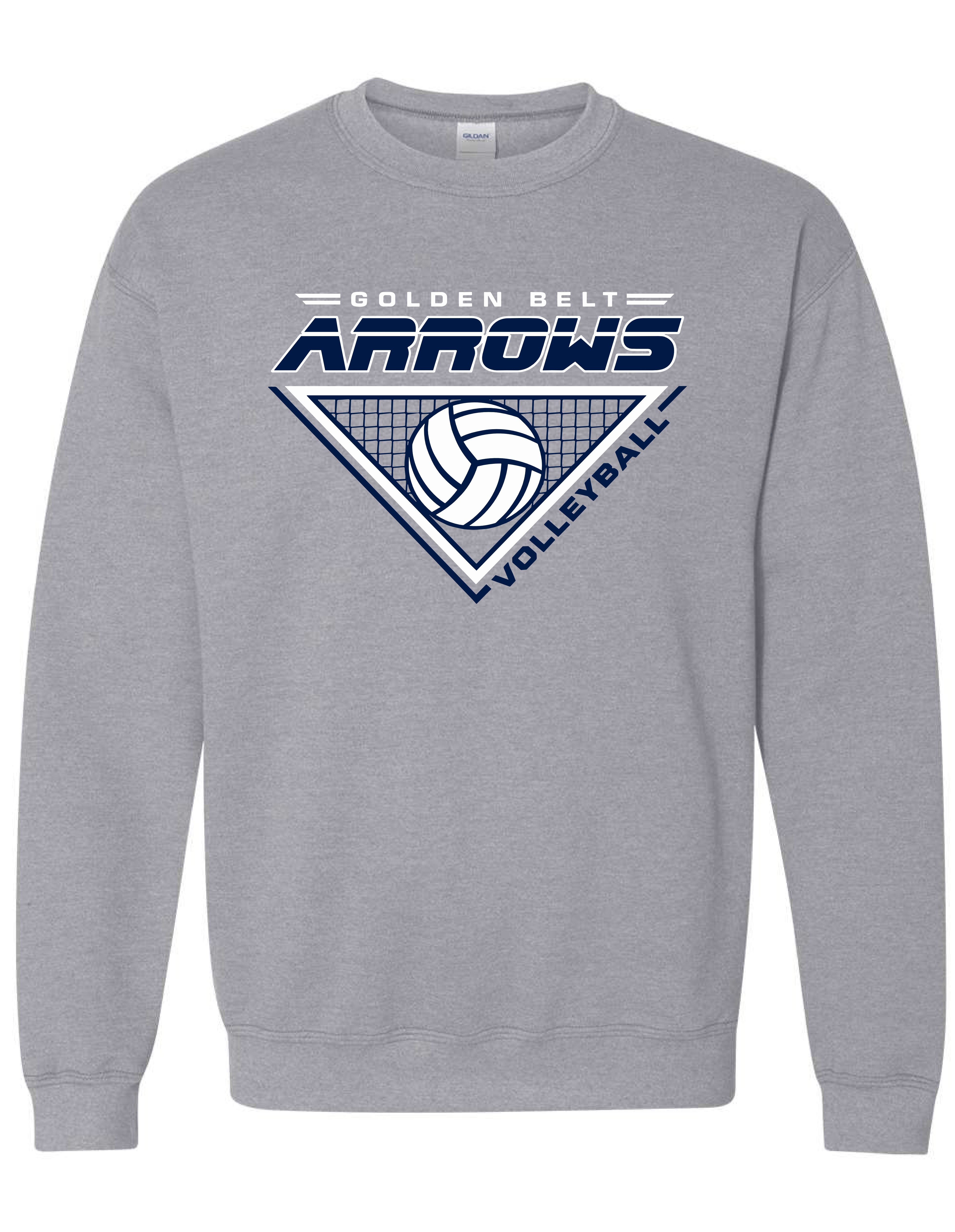 ARROWS VOLLEYBALL 1 -Gildan Crewneck Sweatshirt - Youth/Adult -GBHE