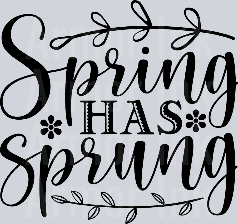 Spring Has Sprung Black