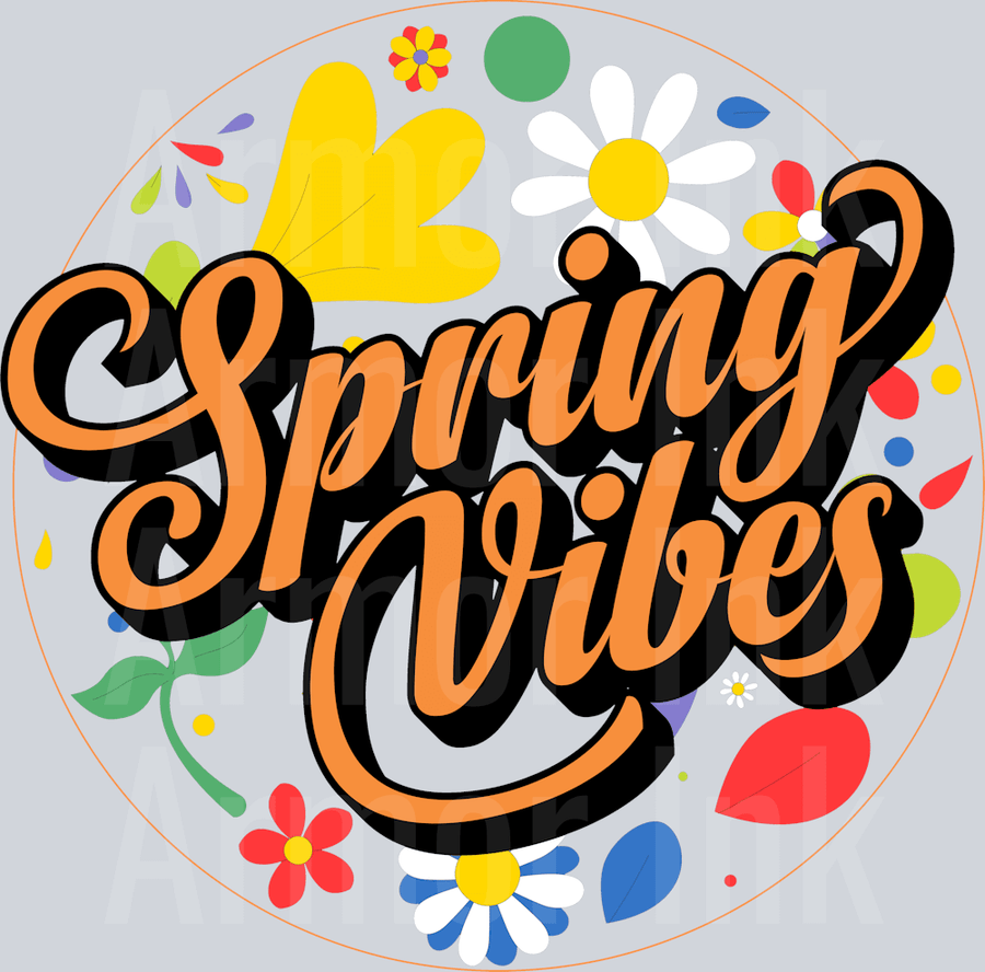 Spring Vibes DTF transfer