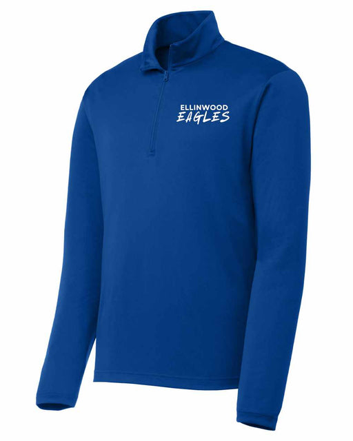 Ellinwood Eagles blue quarter-zip front view